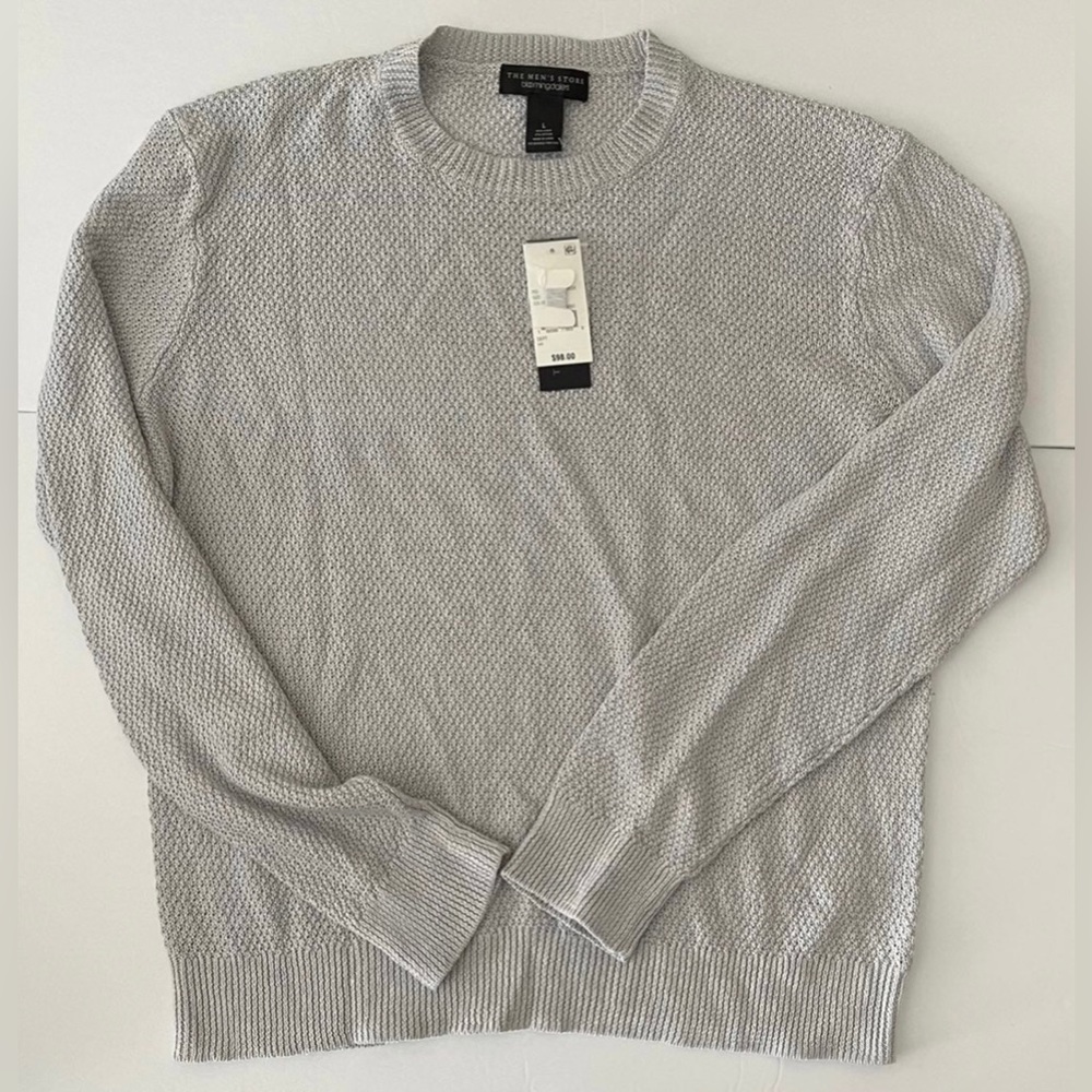 NWT men's sweater/pullover The men's store Bloomingdales (L) MSRP $98
